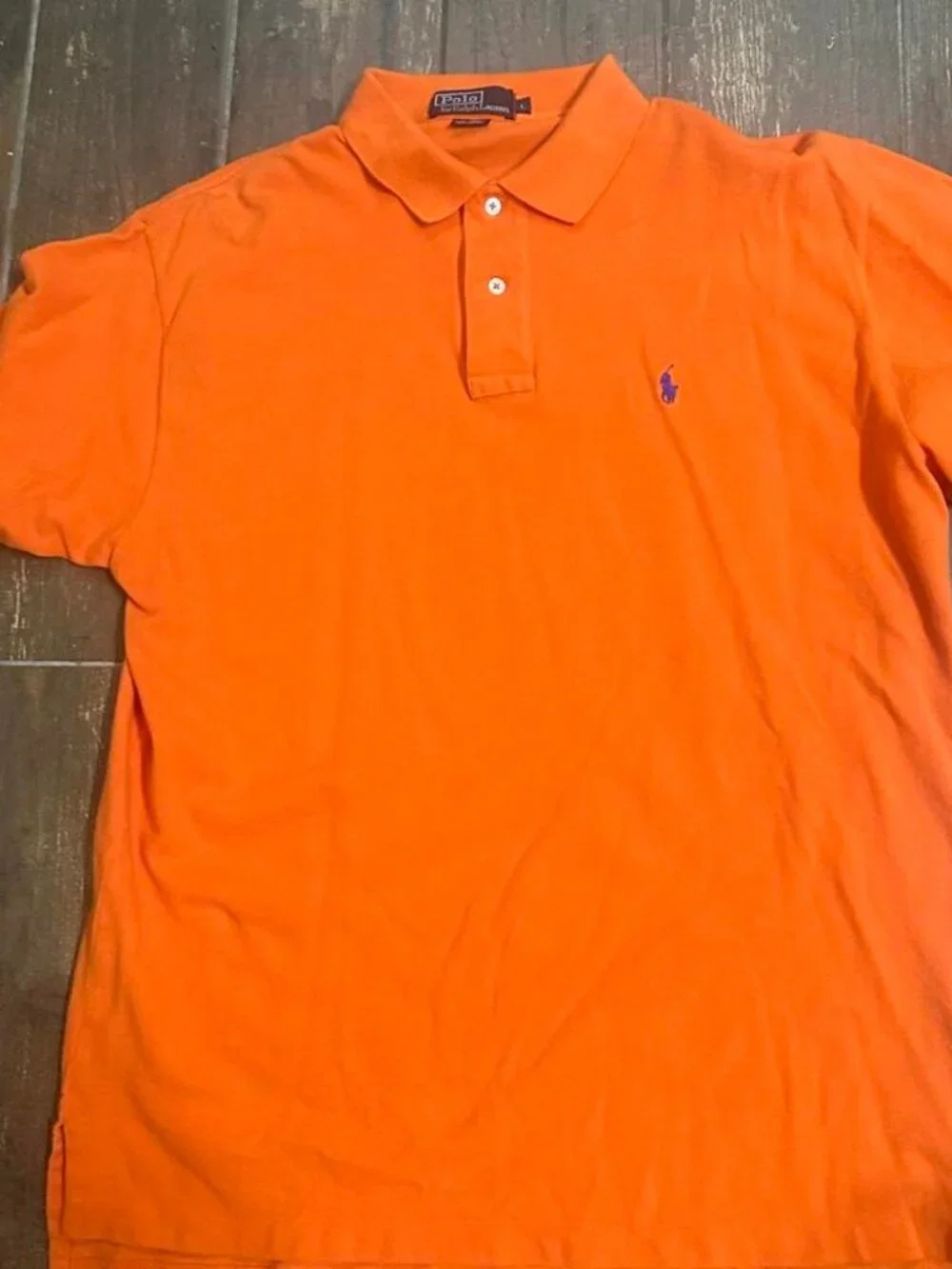 Orange Polo Ralph Lauren men’s polo shirt Size L #preppy #classic